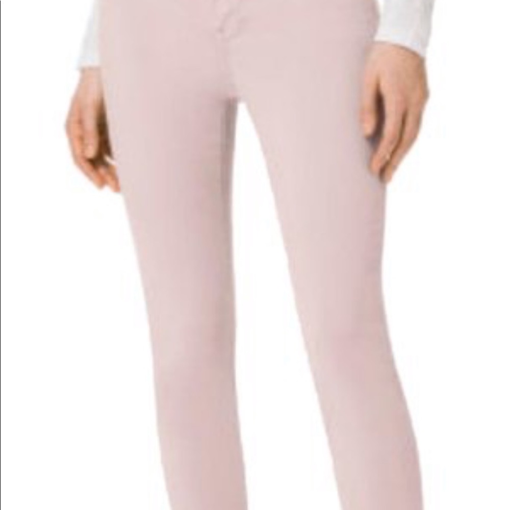 J brand ankle cuff jeans light pink 26